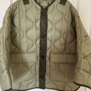 New with Tags The Frankie Shop Teddy Ripstop Quilted Jacket XS/S